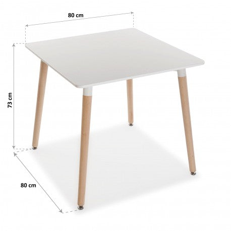 MESA KIRAN 80x80x73 cm