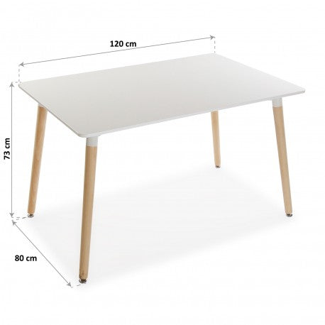 MESA MEERA 120x80x73 cm