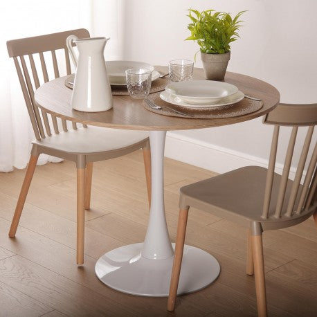 MESA DE MADERA MEERA 100x80x73 cm