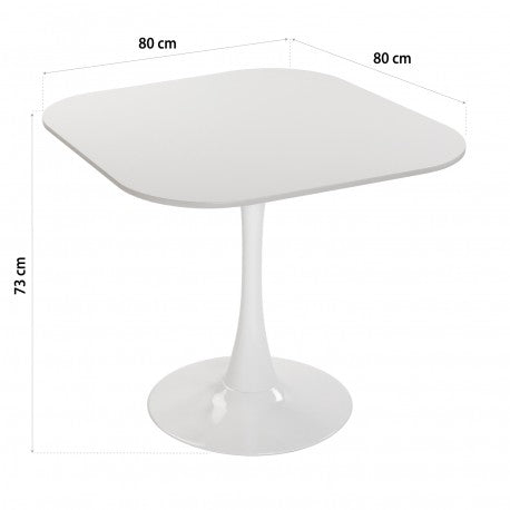 MESA CLOE 80x80x73 cm