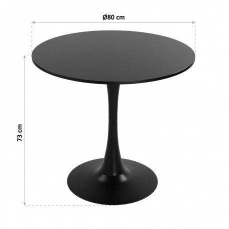 MESA TAURO 80x80x73 cm