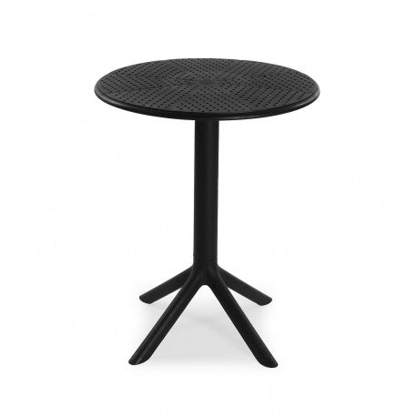 MESA COCKTAIL NEGRA 60x60x75 cm