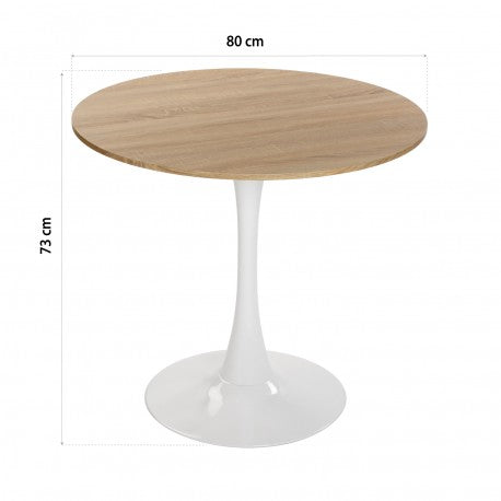MESA LIA 80x80x73 cm