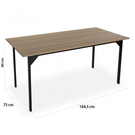 MESA COLLINS 164,5x75x80 cm