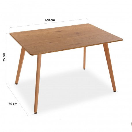 MESA MARTHA 120x80x75 cm